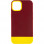 Чехол TPU+PC Bichromatic для Apple iPhone 11 Pro (5.8) - Brown burgundy / Yellow