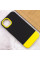 Чохол TPU+PC Bichromatic для Apple iPhone 11 (6.1) - Black / Yellow - фото