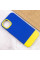 Чехол TPU+PC Bichromatic для Apple iPhone 11 Pro Max (6.5) - Navy Blue / Yellow - фото