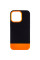 Чохол TPU+PC Bichromatic для Apple iPhone 13 Pro Max (6.7) - Black / Orange - фото