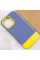 Чохол TPU+PC Bichromatic для Apple iPhone 13 Pro Max (6.7) - Blue / Yellow - фото