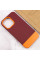 Чохол TPU+PC Bichromatic для Apple iPhone 13 Pro Max (6.7) - Brown burgundy / Orange - фото