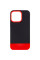 Чохол TPU+PC Bichromatic для Apple iPhone 13 Pro (6.1) - Black / Red - фото