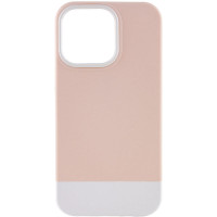 Чохол TPU+PC Bichromatic для Apple iPhone 13 Pro (6.1) - Grey-beige / White