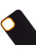 Чехол TPU+PC Bichromatic для Apple iPhone 13 (6.1) - Black / Orange - фото