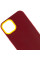 Чехол TPU+PC Bichromatic для Apple iPhone 13 (6.1) - Brown burgundy / Yellow - фото