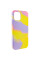 Чохол Silicone case full Aquarelle для Apple iPhone 13 Pro (6.1) - Сиренево-жовтий - фото