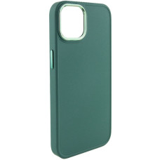 TPU чохол Bonbon Metal Style для Apple iPhone 12 Pro / 12 (6.1) - Зелений / Army green