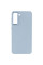 Чехол Bonbon Metal Style для Samsung Galaxy S21 FE - Голубой / Mist blue