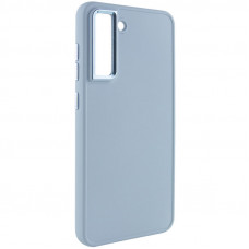 Чехол Bonbon Metal Style для Samsung Galaxy S21 FE - Голубой / Mist blue