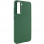 TPU чохол Bonbon Metal Style для Samsung Galaxy S21 FE - Зелений / Army green