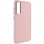 TPU чохол Bonbon Metal Style для Samsung Galaxy S21 FE - Рожевий / Light pink