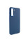 Чехол Bonbon Metal Style для Samsung Galaxy S21 FE - Синий / Cosmos blue