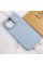 TPU чохол Bonbon Metal Style для Apple iPhone 13 Pro Max (6.7) - Блакитний / Mist blue