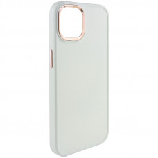 TPU чохол Bonbon Metal Style для Apple iPhone 13 (6.1) - Білий / White