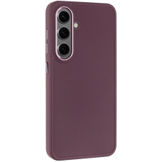 TPU чохол Bonbon Metal Style для Samsung Galaxy S23 - Бордовий / Plum