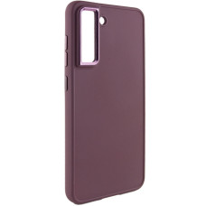 TPU чохол Bonbon Metal Style для Samsung Galaxy S24 - Бордовий / Plum