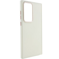 TPU чохол Bonbon Metal Style для Samsung Galaxy S24 Ultra - Білий / White