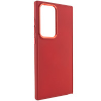 TPU чохол Bonbon Metal Style для Samsung Galaxy S24 Ultra - Червоний / Red