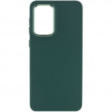 TPU чохол Bonbon Metal Style для Samsung Galaxy A35 - Зелений / Army green