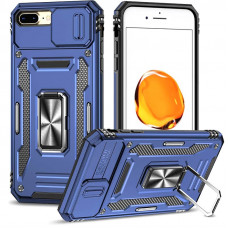 Ударостійкий чохол Camshield Army Ring для Apple iPhone 7 plus / 8 plus (5.5) - Синій / Navy