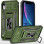 Ударопрочный чехол Camshield Army Ring для Apple iPhone XR (6.1) - Оливковый / Army Green