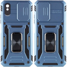 Ударостійкий чохол Camshield Army Ring для Xiaomi Redmi 9A - Блакитний / Light Blue