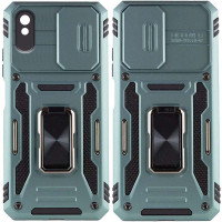 Ударостійкий чохол Camshield Army Ring для Xiaomi Redmi 9A - Зелений / Light Green