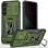 Ударостійкий чохол Camshield Army Ring для Samsung Galaxy S20 FE - Оливковий / Army Green