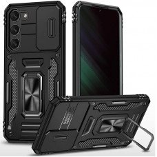 Ударостійкий чохол Camshield Army Ring для Samsung Galaxy S20 FE - Чорний / Black