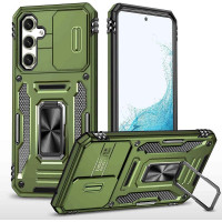 Ударостійкий чохол Camshield Army Ring для Samsung Galaxy A54 5G - Оливковий / Army Green