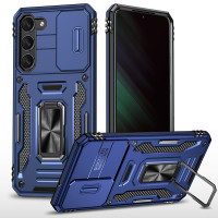 Ударопрочный чехол Camshield Army Ring для Samsung Galaxy S21 - Синий / Navy