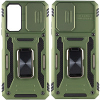 Ударостійкий чохол Camshield Army Ring для Xiaomi Redmi Note 11 Pro 4G/5G / 11E Pro / 12 Pro 4G - Оливковий / Army Green