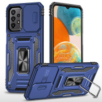 Ударостійкий чохол Camshield Army Ring для Samsung Galaxy A13 4G / A04s - Синій / Navy