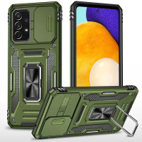 Ударостійкий чохол Camshield Army Ring для Samsung Galaxy A53 5G - Оливковий / Army Green