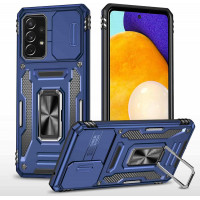 Ударостійкий чохол Camshield Army Ring для Samsung Galaxy A73 5G - Синій / Navy