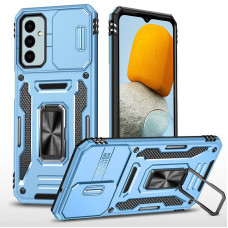 Ударостійкий чохол Camshield Army Ring для Samsung Galaxy M23 5G / M13 4G - Блакитний / Light Blue