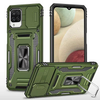 Ударопрочный чехол Camshield Army Ring для Samsung Galaxy M53 5G - Оливковый / Army Green