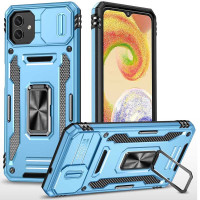 Ударопрочный чехол Camshield Army Ring для Samsung Galaxy A05 - Голубой / Light Blue