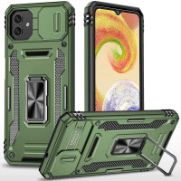 Ударостійкий чохол Camshield Army Ring для Samsung Galaxy A05 - Оливковий / Army Green