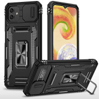 Ударостійкий чохол Camshield Army Ring для Samsung Galaxy A05 - Чорний / Black