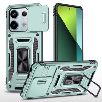 Ударостійкий чохол Camshield Army Ring для Xiaomi Redmi Note 13 4G - Зелений / Light Green