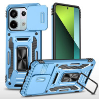 Ударопрочный чехол Camshield Army Ring для Xiaomi Poco X6 / Note 13 Pro 5G - Голубой / Light Blue