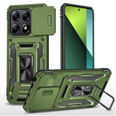 Ударостійкий чохол Camshield Army Ring для Xiaomi 14T - Оливковий / Army Green