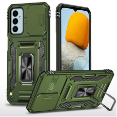 Ударопрочный чехол Camshield Army Ring для Samsung Galaxy A26 5G - Оливковый / Army Green