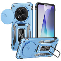 Ударопрочный чехол Camshield Army Ring для Xiaomi Redmi Note 14 Pro 4G/5G / Poco X7 - Голубой / Light Blue