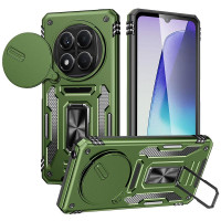 Ударостійкий чохол Camshield Army Ring для Xiaomi Redmi Note 14 Pro 4G/5G / Poco X7 - Оливковий / Army Green