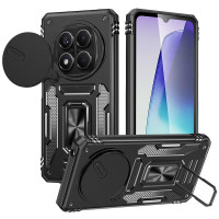 Ударостійкий чохол Camshield Army Ring для Xiaomi Redmi Note 14 Pro 4G/5G / Poco X7 - Чорний / Black