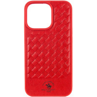 Кожаный чехол Polo Santa Barbara для Apple iPhone 13 Pro Max (6.7) - Red