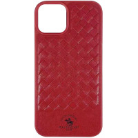 Кожаный чехол Polo Santa Barbara для Apple iPhone 13 (6.1) - Red